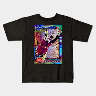 BASKETBALLART -JORDAN CARD 14 Kids T-Shirt